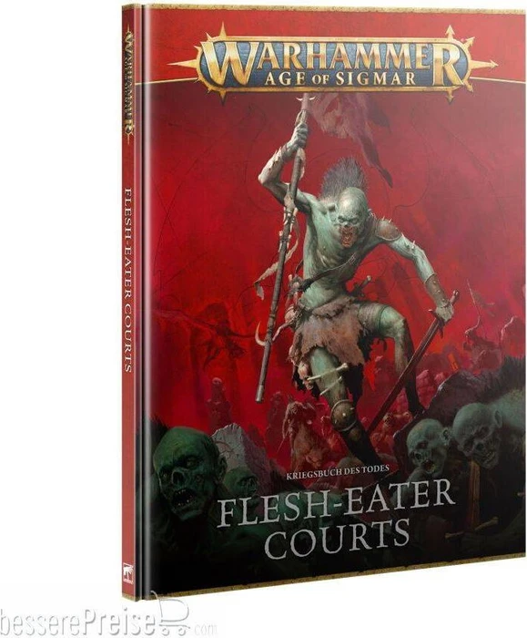 Games Workshop Warhammer Age of Sigmar - Battletome: Flesh-Eater Courts 2025 (DE)