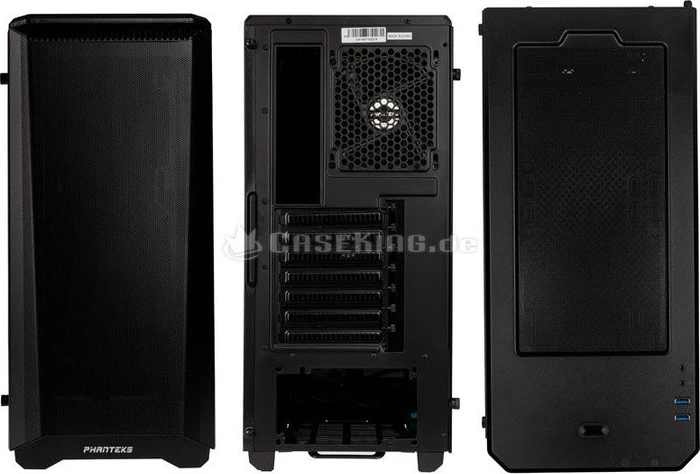 Phanteks Eclipse P400A, schwarz, Glasfenster
