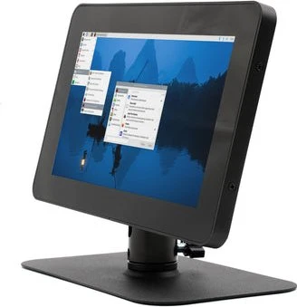 KKSB Gehäuse für Raspberry Pi 5, inkl. Display Stand, schwarz