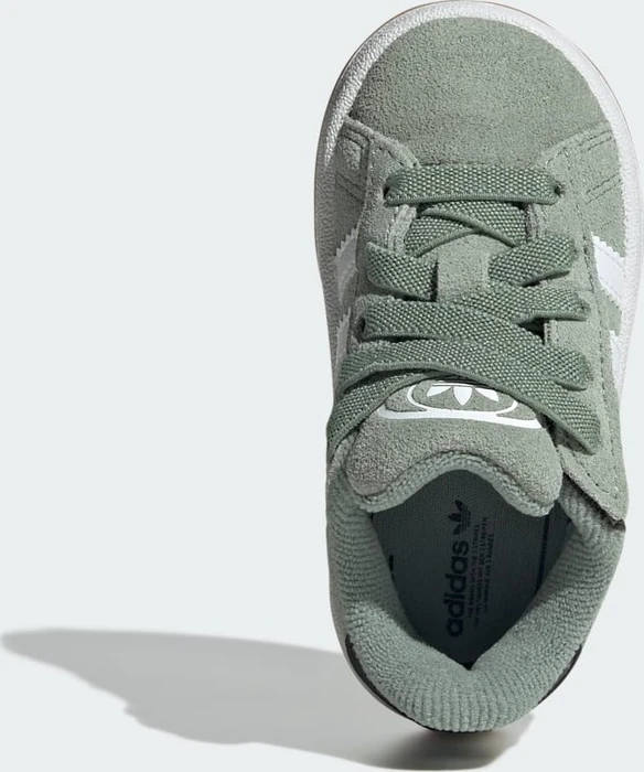 adidas Campus 00s Comfort Closure Elastic Lace silver green/cloud white/gum (Junior)
