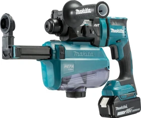 Makita DHR182RTWJ Akku-Bohr-/Meißelhammer inkl. MAKPAC + Akku 5.0Ah + Absaugeinheit