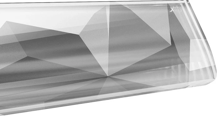 Cherry Xtrfy WR5 Litus White Compact Wrist Rest, transparent/grau/weiß