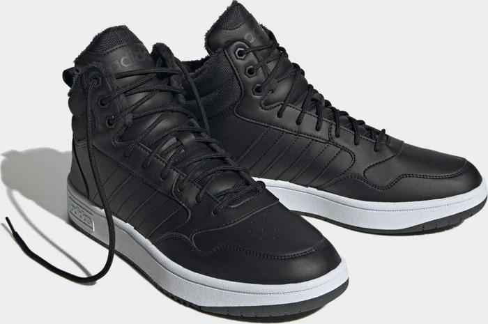 adidas Hoops 3.0 Mid Lifestyle Basketball Classic Fur Lining Winterized core black/cloud white