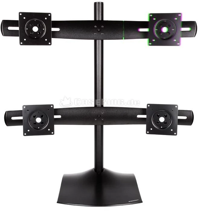 Ergotron DS100 Standfuß für 4 Monitore horizontal/vertikal