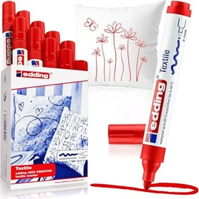 edding 4500 Textilmarker rot, 10er-Pack