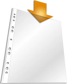 Durable Prospekthülle, A4, 100 Stück