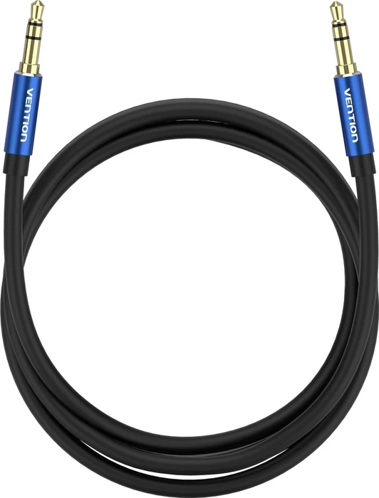 Vention 3.5mm Klinke Kabel, schwarz/blau, 1.5m