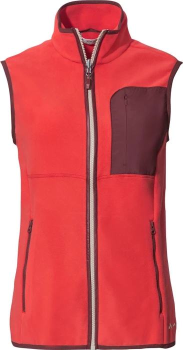 Vaude Rosemoor Fleece Funktionsweste flame (Damen)
