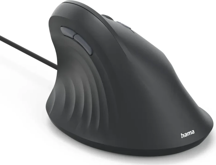 Hama ECM-500R Vertical Maus schwarz, USB