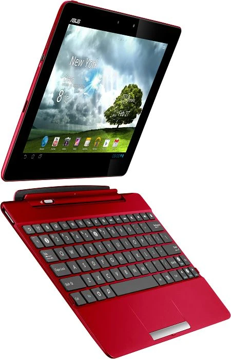 ASUS Transformer Pad TF300TG-1G097A, rot, 32GB, UMTS, KeyboardDock