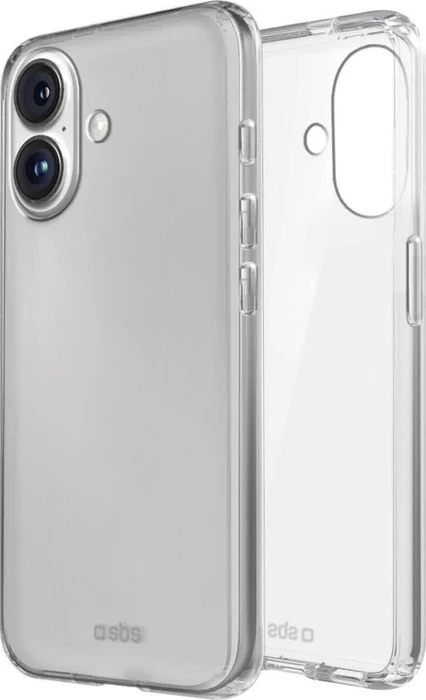 SBS Mobile Skinny Cover für Apple iPhone 16 transparent