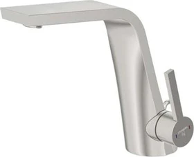 Steinberg Serie 260 Waschtisch-Einhebelmischer mit Ablaufgarnitur brushed nickel