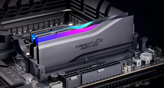 G.Skill Trident Z5 NeoX RGB Matte Black UDIMM 32GB Kit, DDR5-6000, CL26-36-36-32
