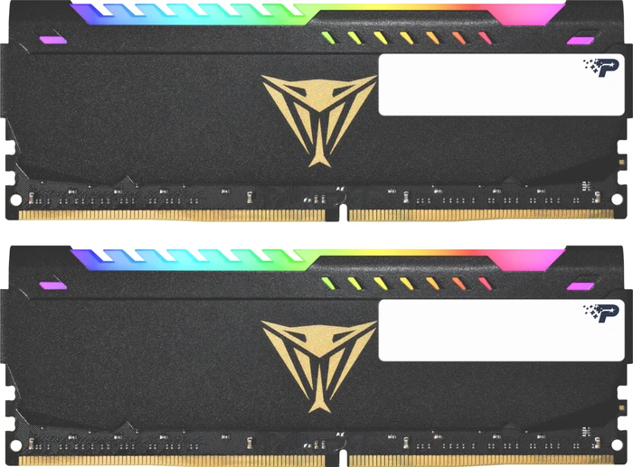 Patriot Viper Steel RGB UDIMM 64GB Kit, DDR4-3200, CL18-22-22-42