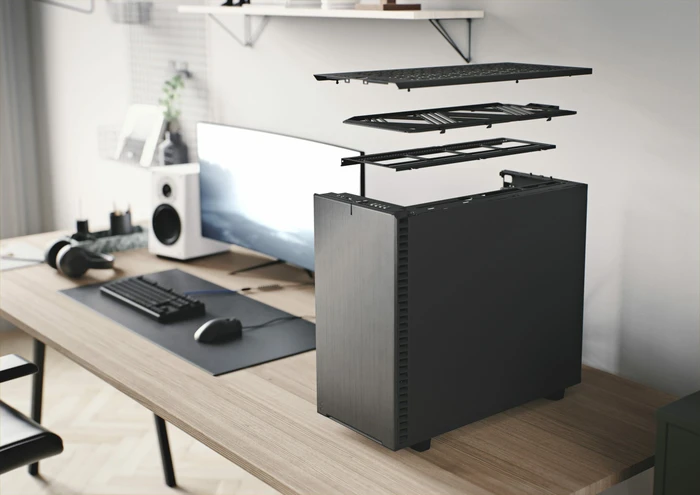 Fractal Design Define 7 Black/White Solid, schallgedämmt
