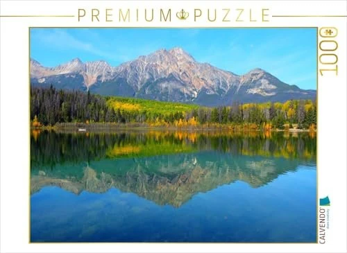 Calvendo Spiegel der Berge - Pyramid Lake im Jasper Nationalpark