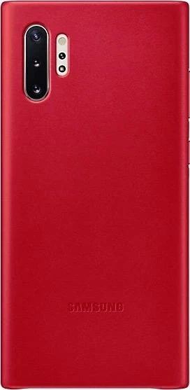 Samsung Leather Cover für Galaxy Note 10+ rot