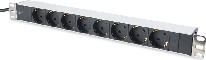 Digitus 19" Steckdosenleiste, 1HE, 8-fach, 240V, 2m