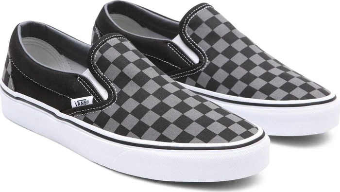 Vans Slip On Classic Checkerboard schwarz/grau
