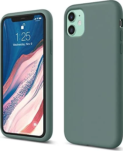 Elago Silicone Case für Apple iPhone 11 midnight green