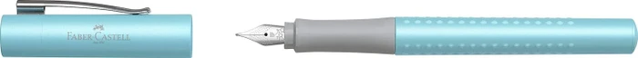 Faber-Castell Füller Grip 2011 Pearl Edition türkis, rechte Hand/linke Hand, breit