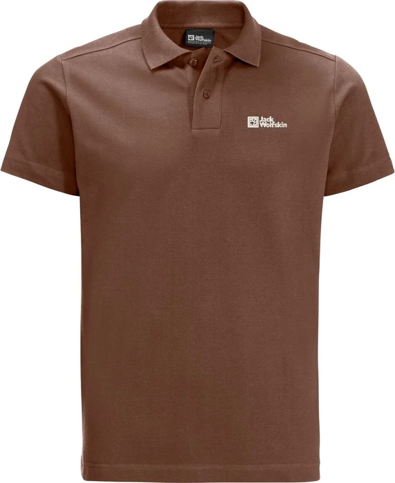 Jack Wolfskin Essential Poloshirt kurzarm dark rust (Herren)