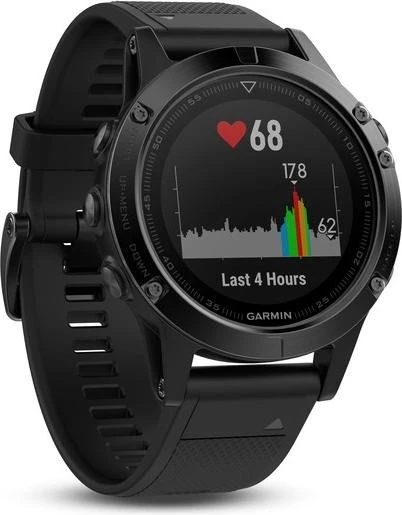 Garmin Fenix 5 Sapphire - Performer Bundle schwarz