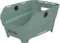 Basil Cento Neo WSL Fahrradkorb silvergreen Vorschaubild