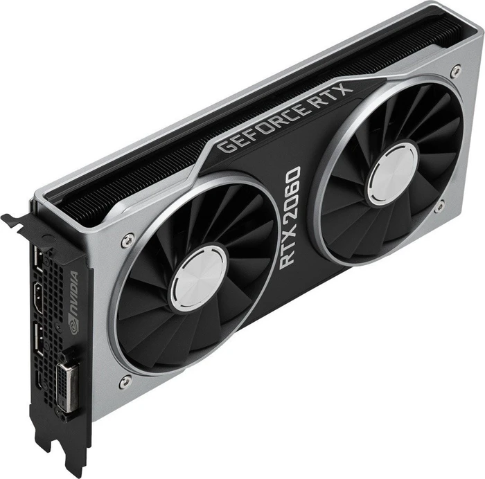 NVIDIA GeForce RTX 2060 Founders Edition, 6GB GDDR6, DVI, HDMI, USB-C, 2x DP