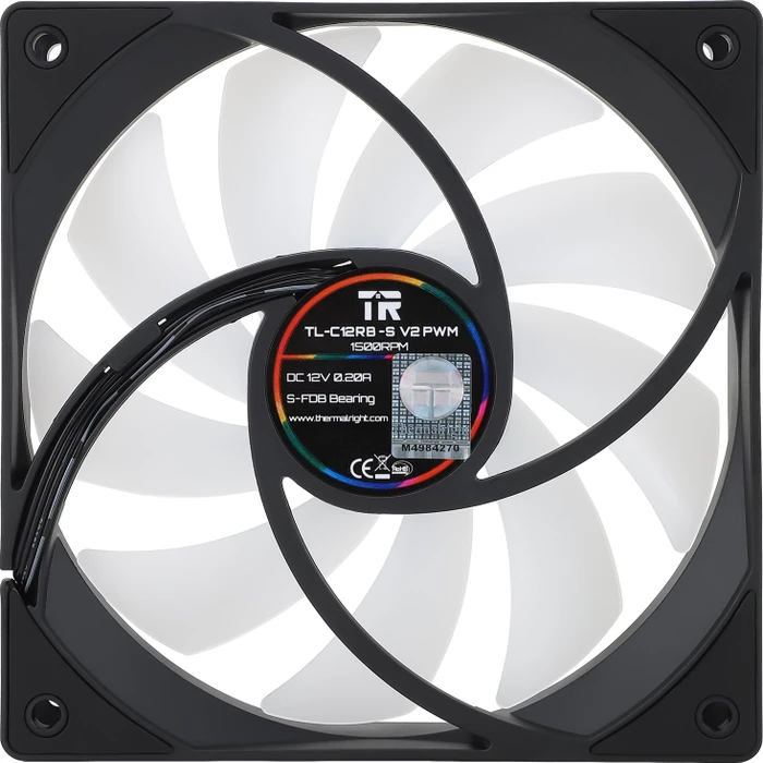 Thermalright TL-C12RB-S V2, schwarz, 120mm