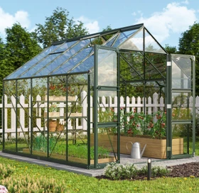 Vitavia Domus 8300 ESG 3mm Gewächshaus smaragd