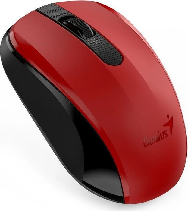 Genius NX-8008S Wireless Silent Mouse rot/schwarz, USB