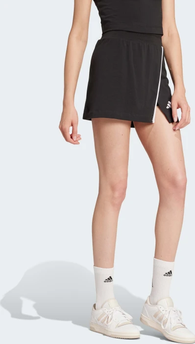adidas Essentials Color-Pop Cotton Skort kurz schwarz (Damen)
