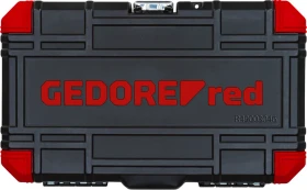 Gedore red R49003046 Steckschlüsselsatz inkl. Werkzeugbox, 46-tlg.