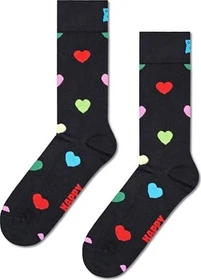 Happy Socks Heart Socken schwarz