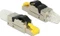 DeLOCK RJ-45 Cat8 Modularstecker, feldkonfektionierbar, Metall Vorschaubild