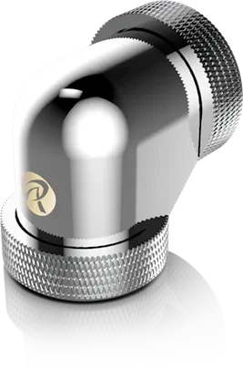 Raijintek Pelias D160906 90° 16mm Hard Tube Fitting, silber, 6er-Pack