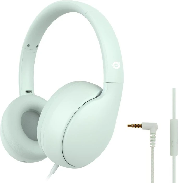 Conceptronic PARRIS04GT Kinder-Kopfhörer mit 3,5-mm-Klinkenanschluss grün (PARRIS04GT)