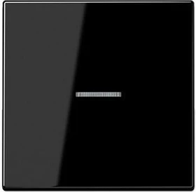 Jung Serie LS Wippe mit Lichtleiter für Taster 1fach, schwarz