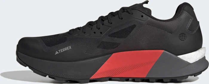 adidas Terrex Agravic Ultra core black/grey five/solar red (Herren)