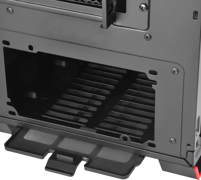 SilverStone Redline Series RL07, schwarz, Glasfenster
