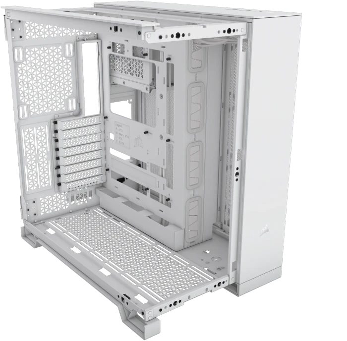 Corsair 6500D Airflow, weiß, Glasfenster