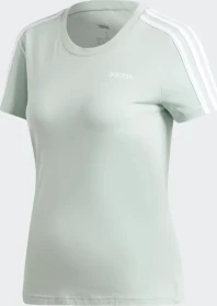 adidas Essentials 3-Streifen T-Shirt kurzarm green tint/white (Damen)