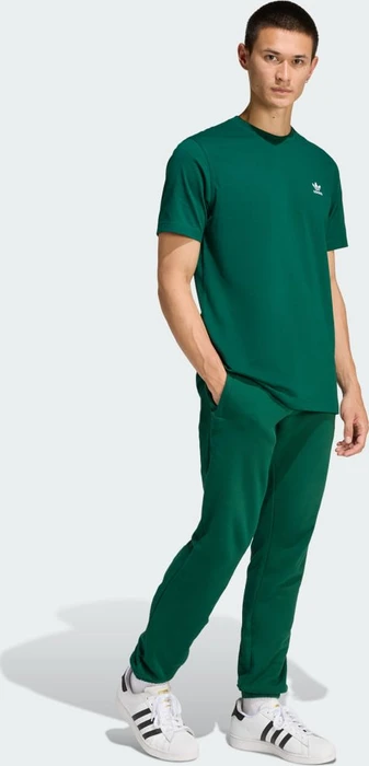 adidas Trefoil Essentials T-Shirt kurzarm collegiate green (Herren)