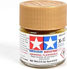 Tamiya Acrylic Paint X-12 gold, 10ml