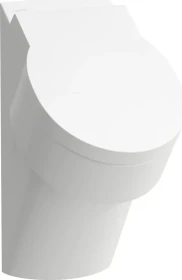 Laufen Val Absauge-Urinal, Wasserzulauf innen, spülrandlos, ohne elektronische Steuerung, Ausführung für Deckel, schwarz matt