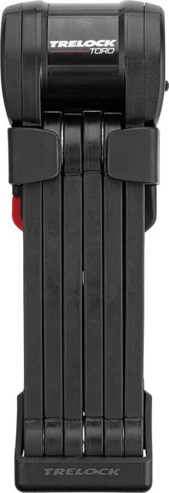Trelock FS 580 Toro Xpress - AirTag Faltschloss, Schlüssel schwarz