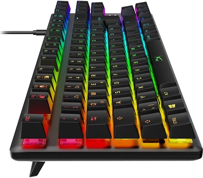 HP HyperX Alloy Origins Core, LEDs RGB, HyperX RED, USB, DE