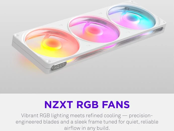 NZXT F360 RGB, weiß, 3x 120mm