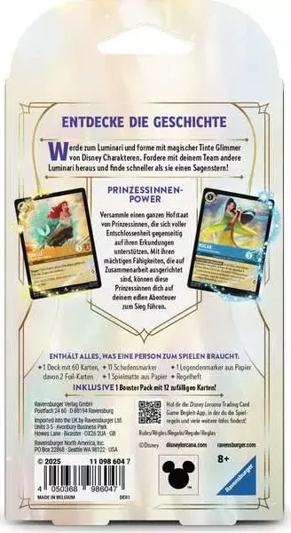 Disney Lorcana - Mythen - Einzelspieler Deck Bernstein Saphir (DE)